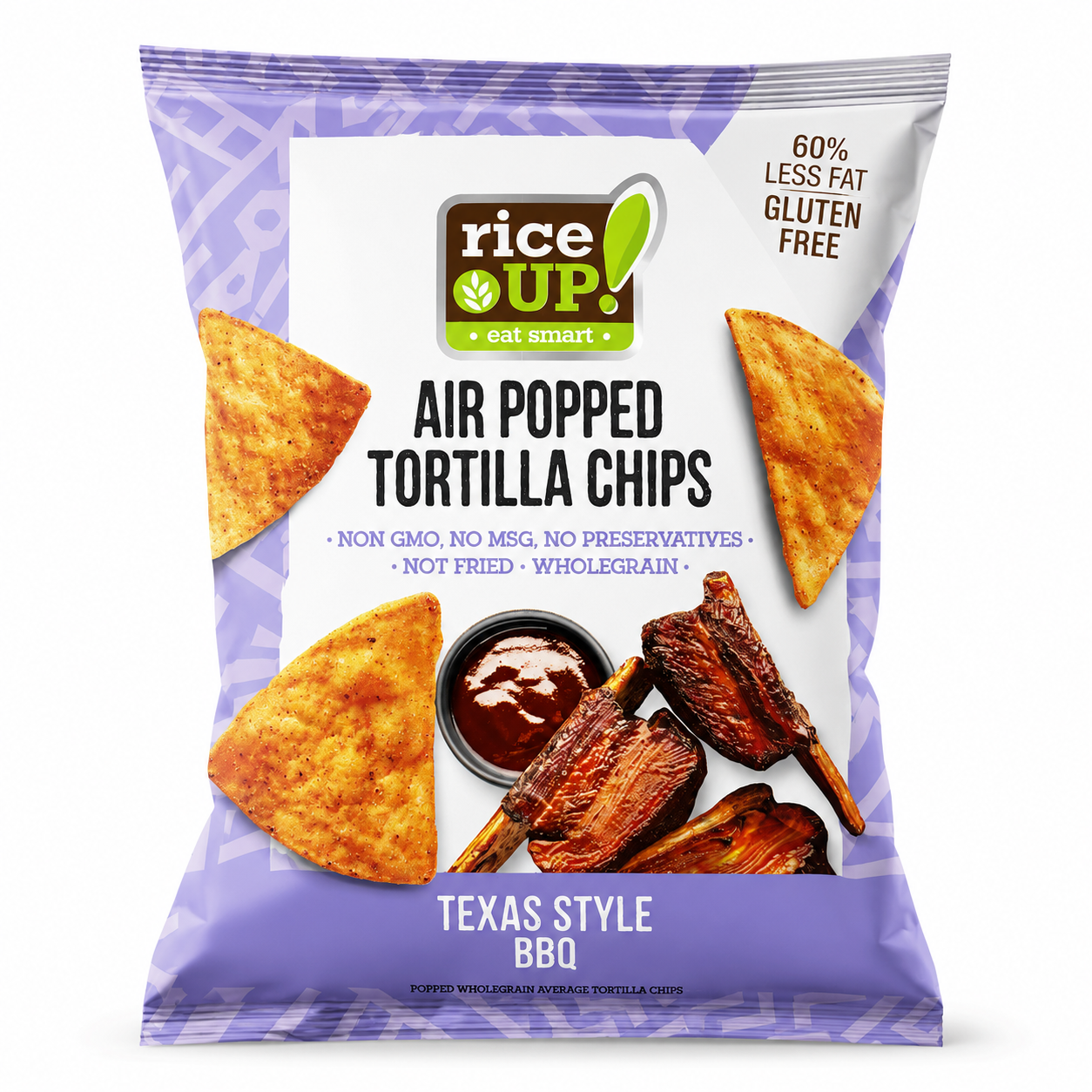 RICE UP BARBECUE ÍZŰ CHIPS 60g