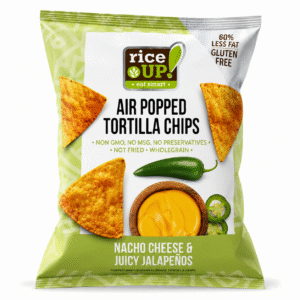 RICE UP NACHO SAJT ÉS JALAPENO ÍZŰ CHIPS 60g